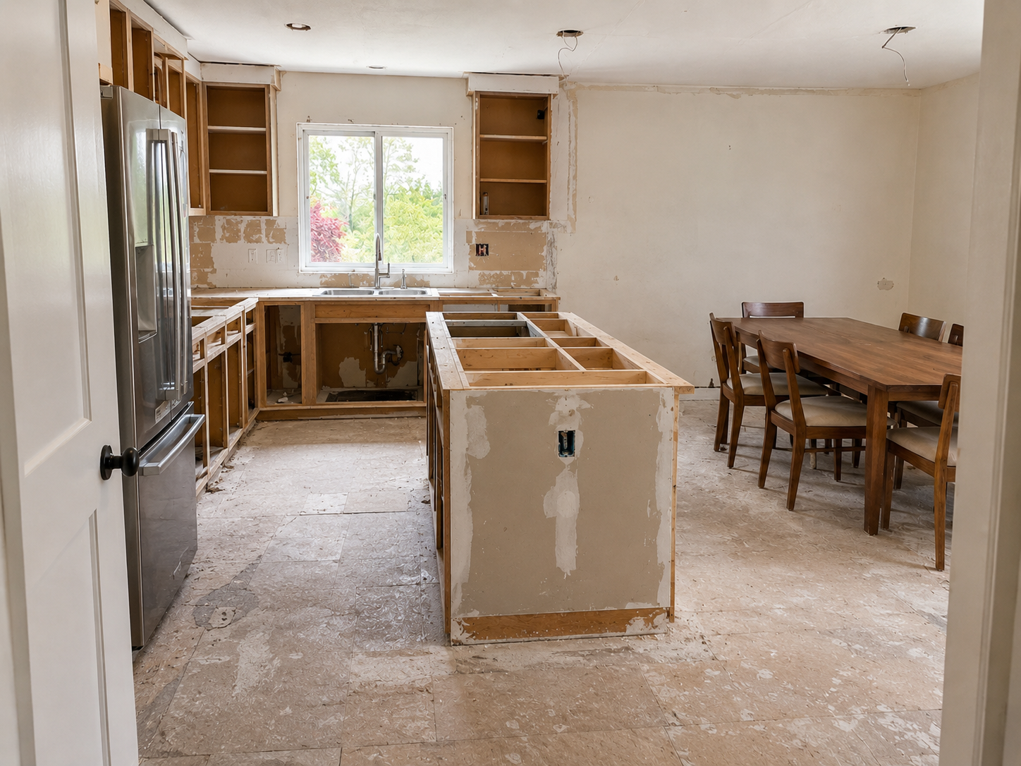 Reforma de cocina completa antes