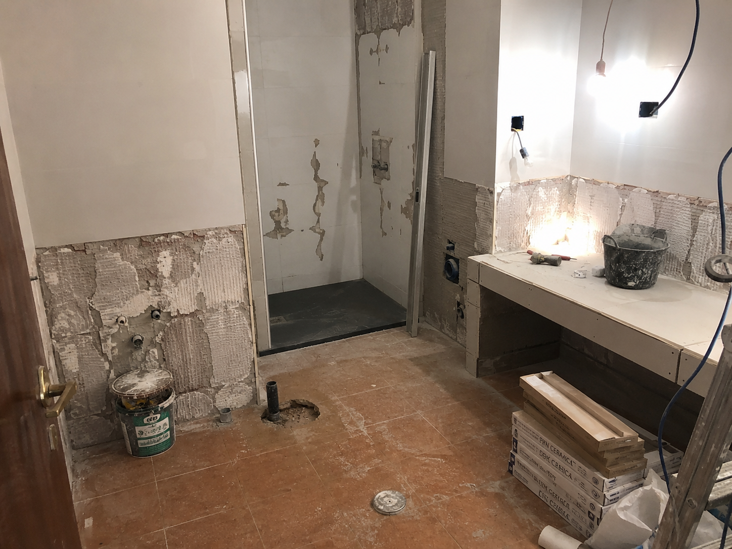 Renovación de baño antes